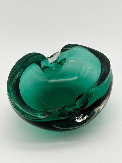 vide poche Murano vert émeraude