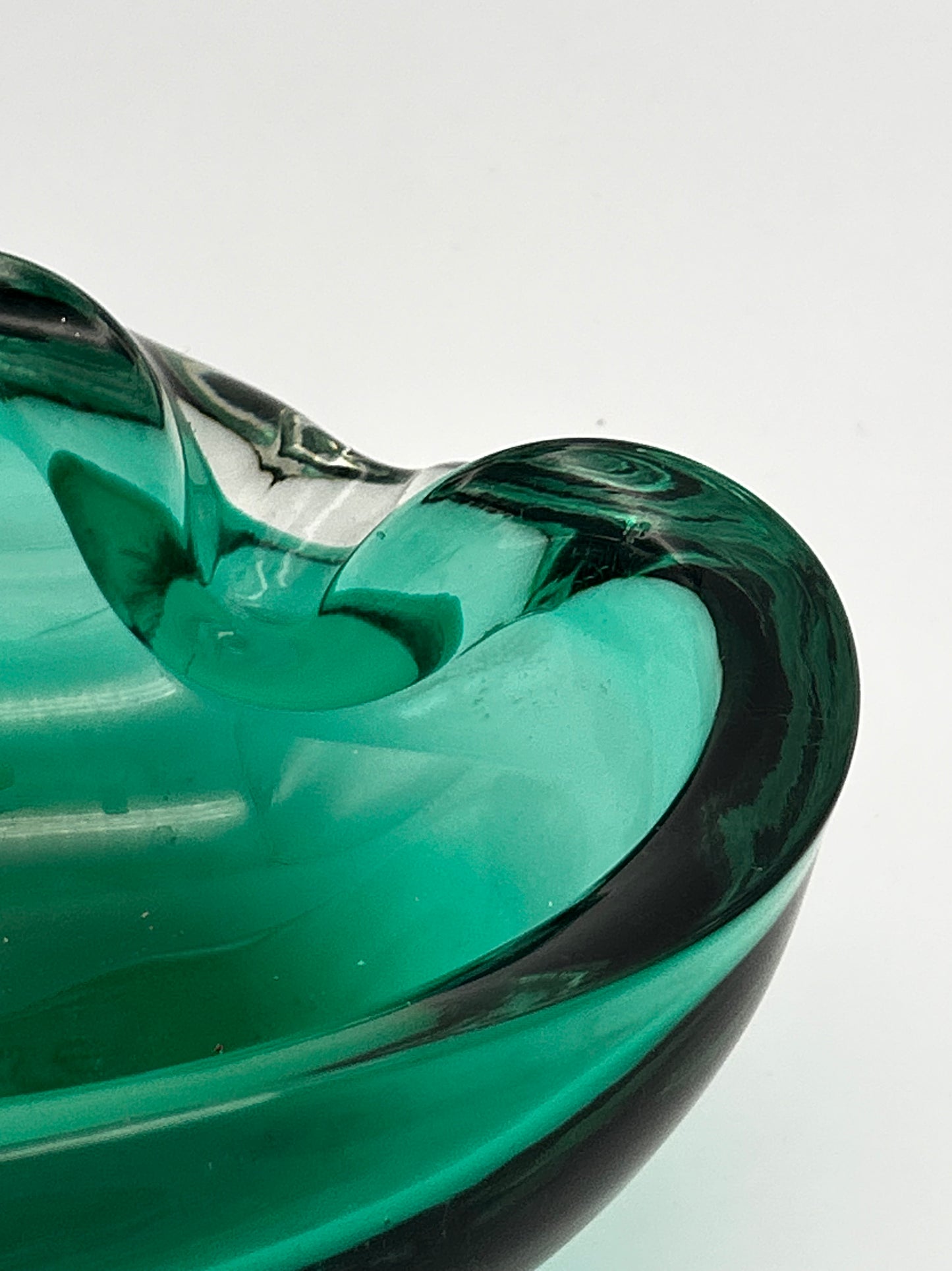 vide poche Murano vert émeraude