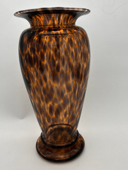 Vase évasé léopard vintage