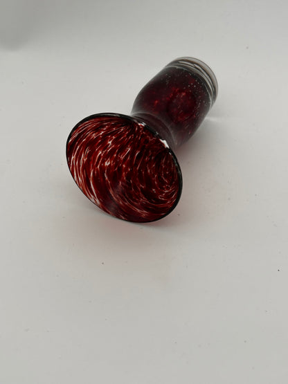 Petit vase vintage léopard