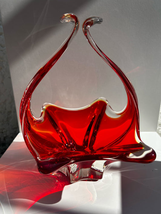 Vide Poche Murano Rouge